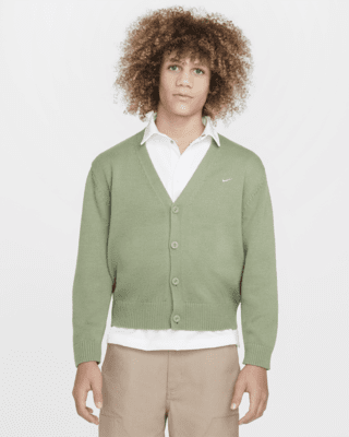 【まんちゃん】Needles　V Neck Cardigan Nike Sportswear Metro Ground Older Kids' Cardigan. Nike CA